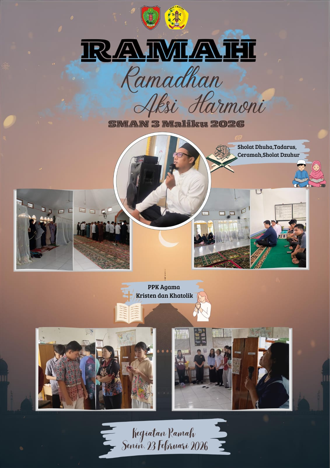 KEGITAN SMAN 3 MALIKU SELAMA BULAN PUASA