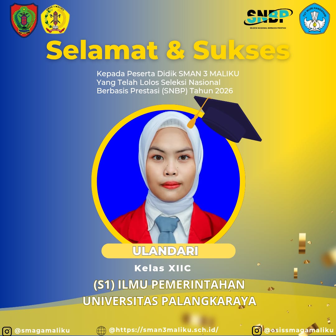 SELAMAT DAN SUKSES ATAS PENGUMUMAN PENERIMAAN MAHASISWA BARU JALUR SNPMB